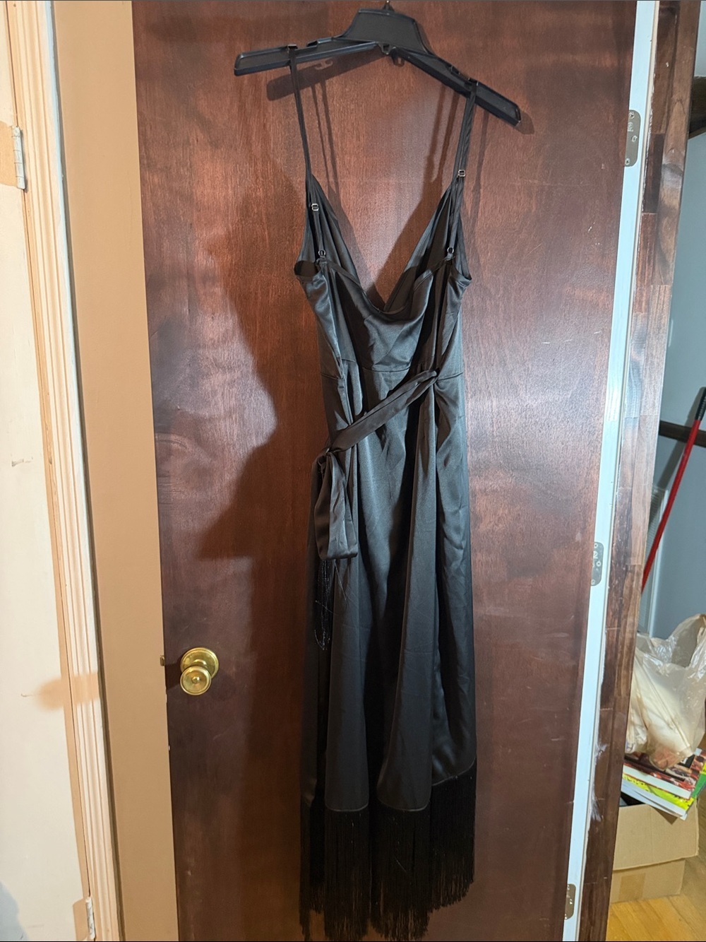 Nasty Gal Black Fringe Dress - Picture 6 of 6